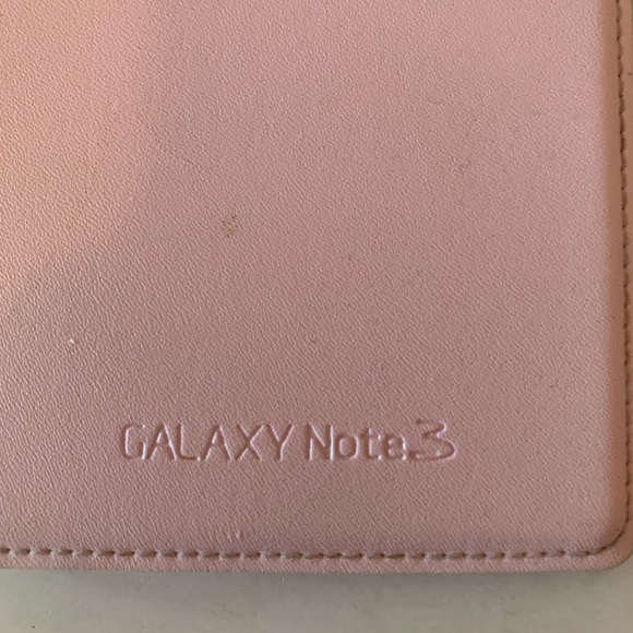 Galaxy note 3 phone case in baby pink - Picture 2 of 5